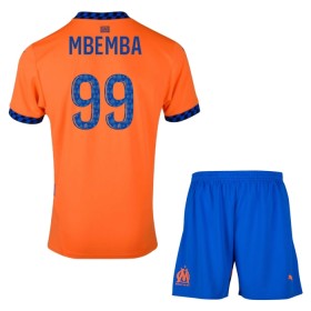 Camisolas Olympique de Marseille Mbemba 99 Criança 3º Equipamento 2024-25 Manga Curta